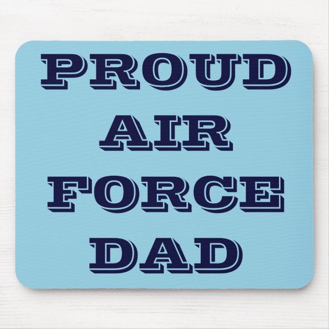 Mousepad Proud Luft Force Pappa Musmatta (Framsidan)