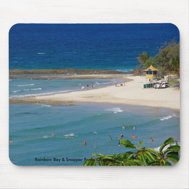 Mousepad Rainbow Bay & Snapper Sten Queensland 2 Musmatta (Framsidan)