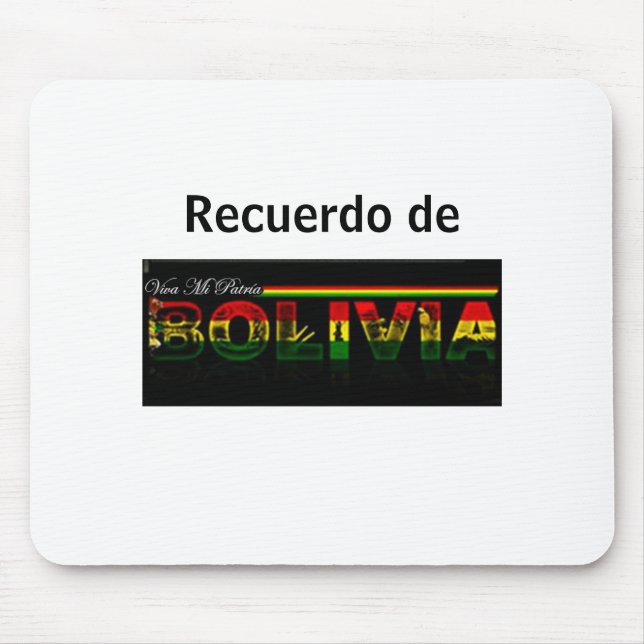 Mousepad recuerdo de Bolivia Musmatta (Framsidan)