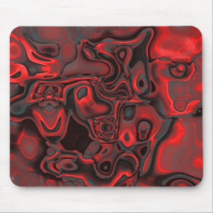 Mousepad Red Dominant Gemstone Mönster Musmatta