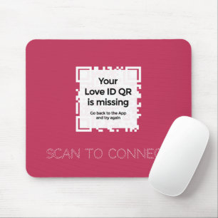 Mousepad - RED - QR - GLAM Collection Musmatta