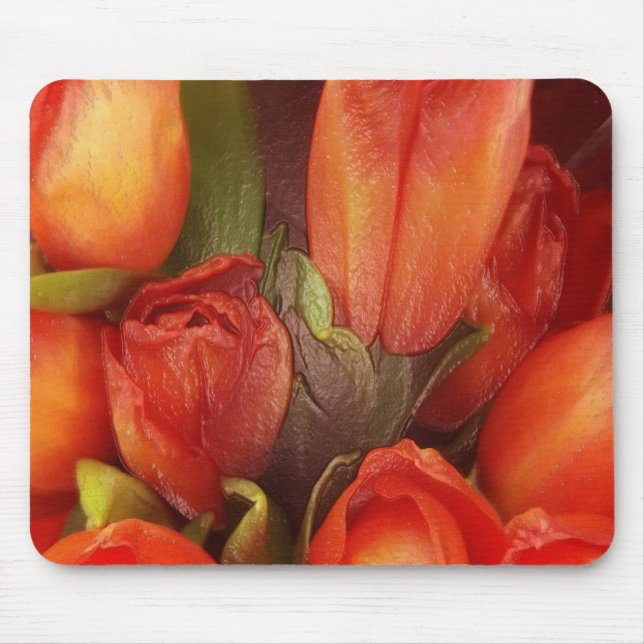 Mousepad - Red Tulips Musmatta (Framsidan)