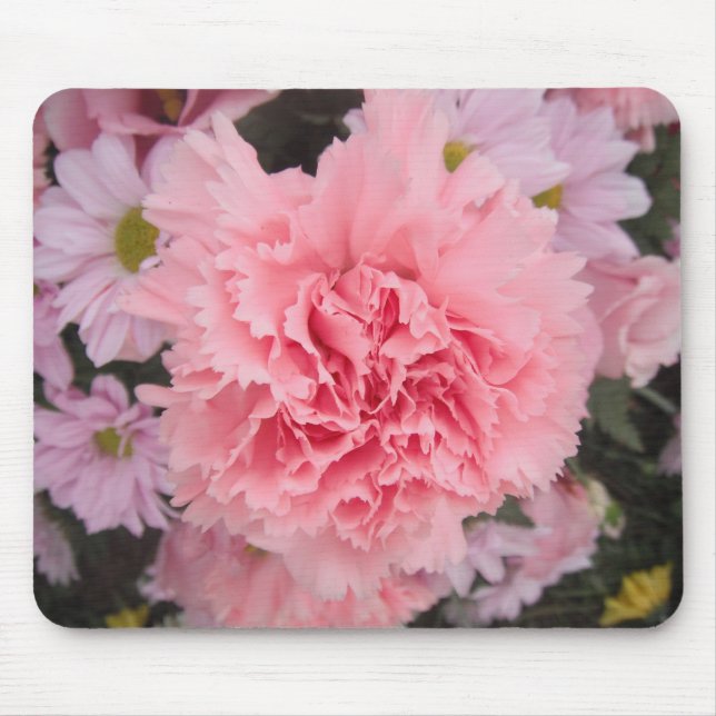 Mousepad Rosa Carnation Beauty Musmatta (Framsidan)