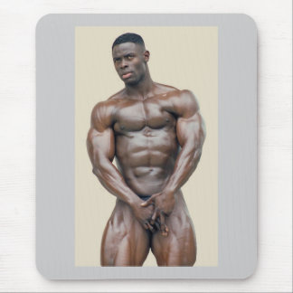 Mousepad Sam Addo, kroppsbyggare S39B Musmatta