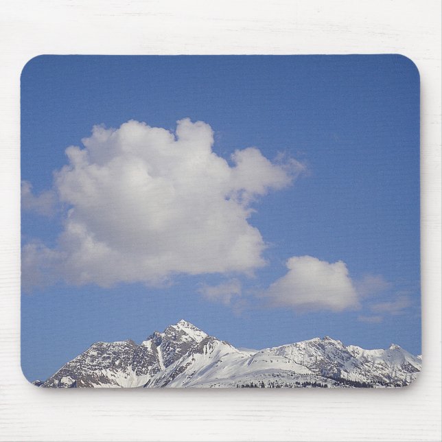 Mousepad Schneberg mit lustiger Wolke Musmatta (Framsidan)