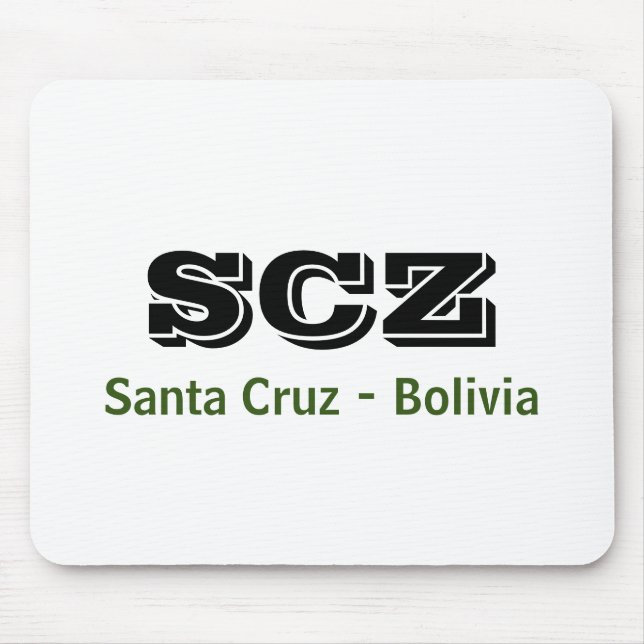 Mousepad SCZ Santa Cruz Bolivia Musmatta (Framsidan)