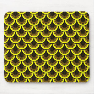 Mousepad Seamless retro mönster Musmatta