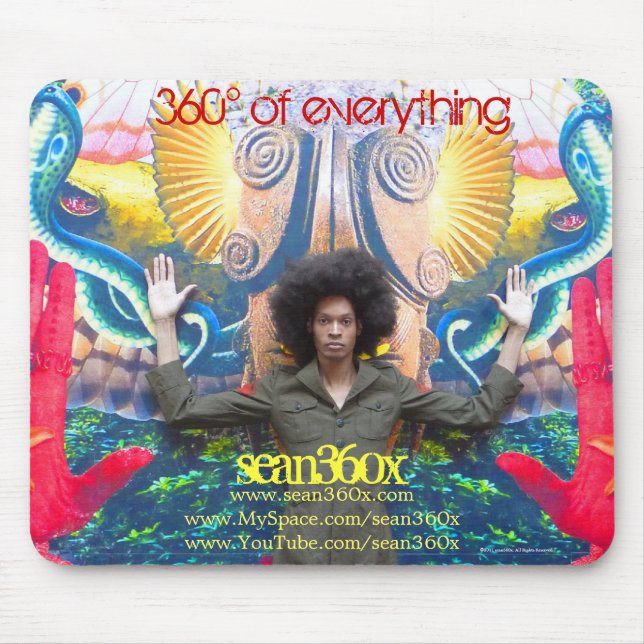 MousePAD sean360x All-Seende 360° Musmatta (Framsidan)