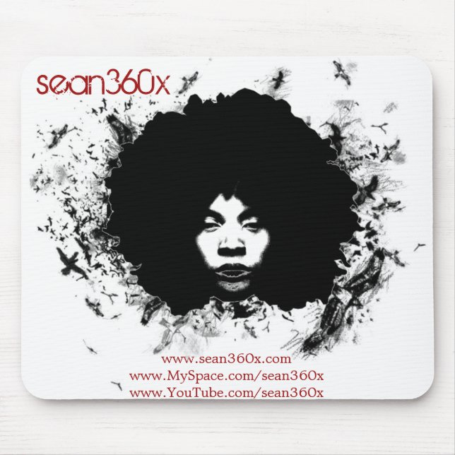 Mousepad sean360x fåglar musmatta (Framsidan)