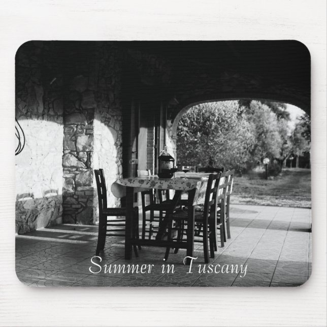Mousepad: Sommar i Tuscany Musmatta (Framsidan)