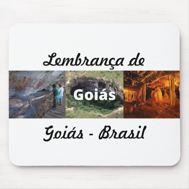 Mousepad souvenir från Goiás Musmatta (Framsidan)