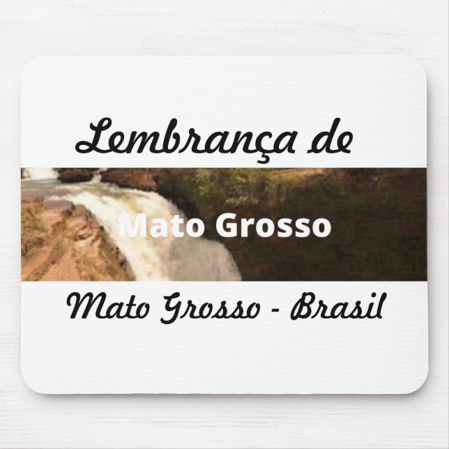 Mousepad souvenir från Mato Grosso Musmatta (Framsidan)
