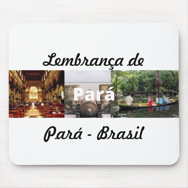 Mousepad souvenir från Pará Musmatta (Framsidan)
