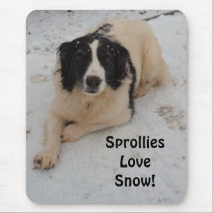 Mousepad Sprollie i Snö Musmatta