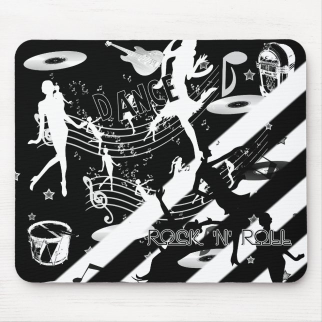 Mousepad Sten 'N' Roll Dance Musmatta (Framsidan)
