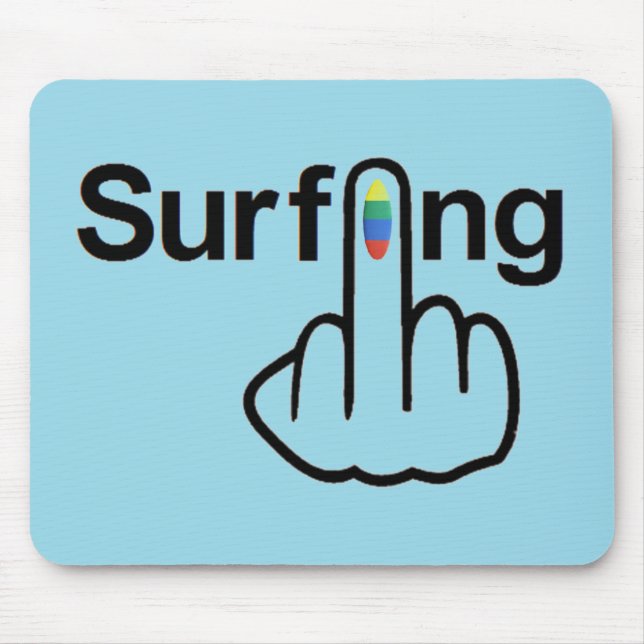 Mousepad Surfing Flip Musmatta (Framsidan)