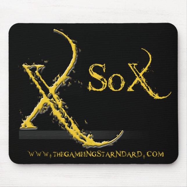 Mousepad svart musmatta (Framsidan)
