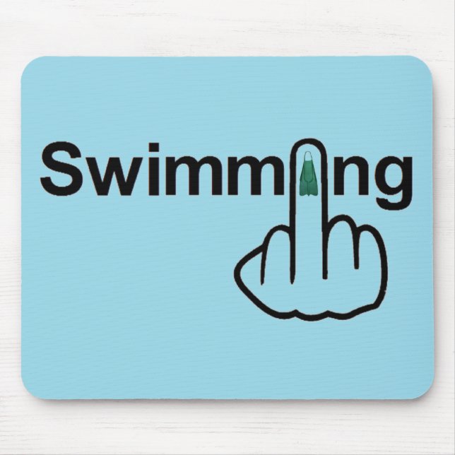 Mousepad Swimming Flip Musmatta (Framsidan)