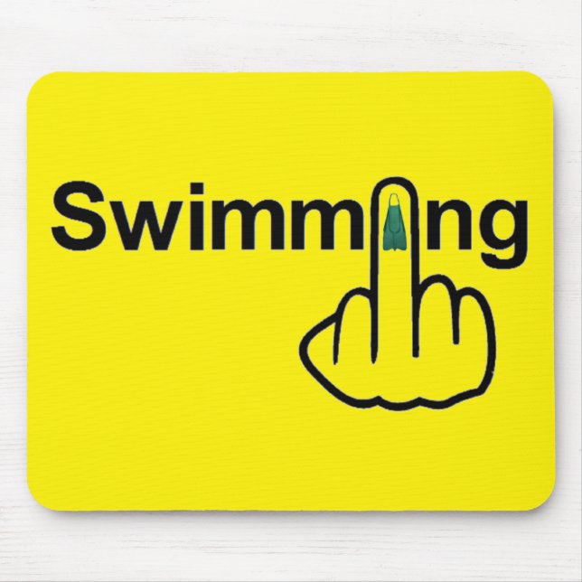 Mousepad Swimming Flip Musmatta (Framsidan)