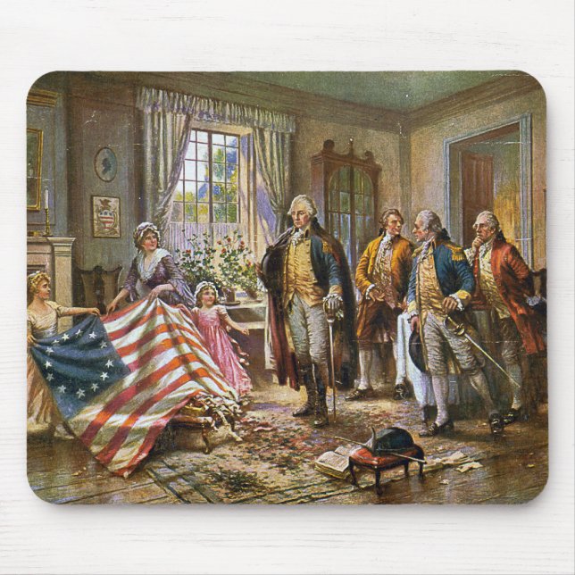 Mousepad The Birth of Old glory Percy Moran Musmatta (Framsidan)