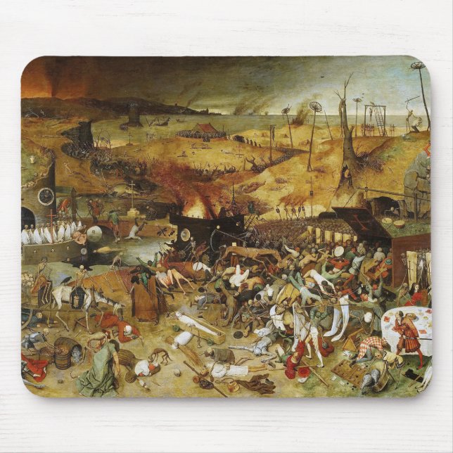 Mousepad the Triumph Death Pieter Brueghel the Musmatta (Framsidan)