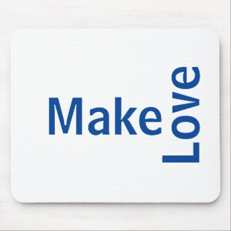 Mousepad tillverkar kärlek musmatta
