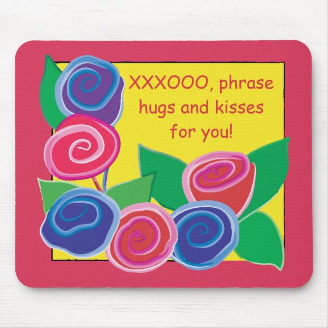Mousepad ’Toon/Hugs and Kisses’ Musmatta (Framsidan)
