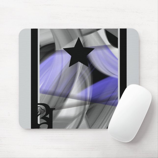 Mousepad Trend Abstrakt Lavender Violet Musmatta (Med mus)
