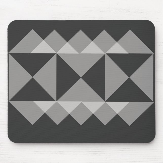 Mousepad - Triangle Mönster i Färg Musmatta (Framsidan)