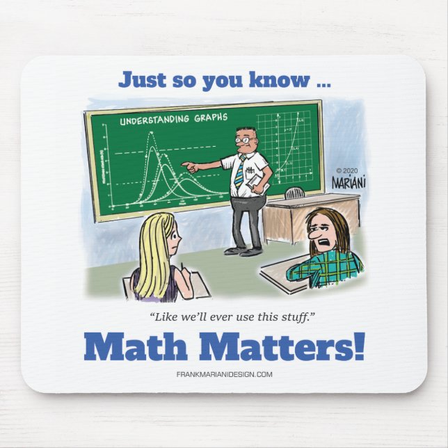 Mousepad - vänliga bildtexter musmatta (Framsidan)