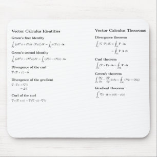 Mousepad: vektorcalculus musmatta