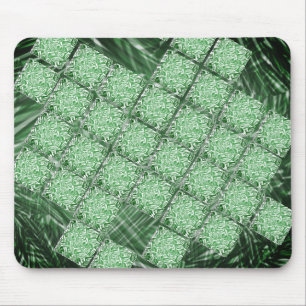 MousePad verde oliva com quadros 'faltando' Musmatta
