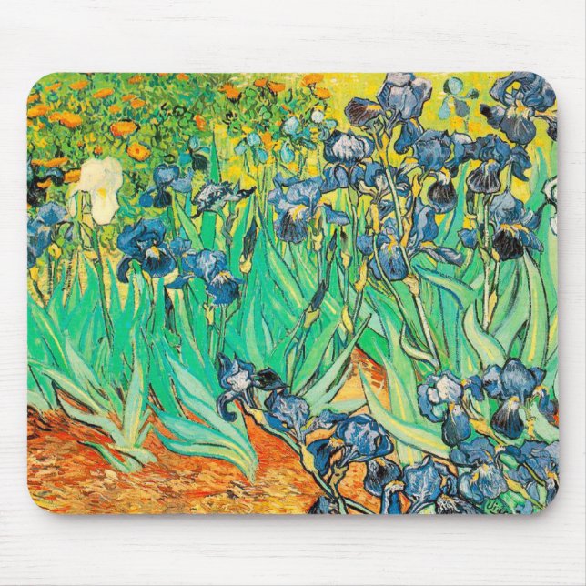 Mousepad Vincent van Gogh Irises Musmatta (Framsidan)
