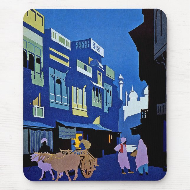 Mousepad Vintage Art Indien Musmatta (Framsidan)