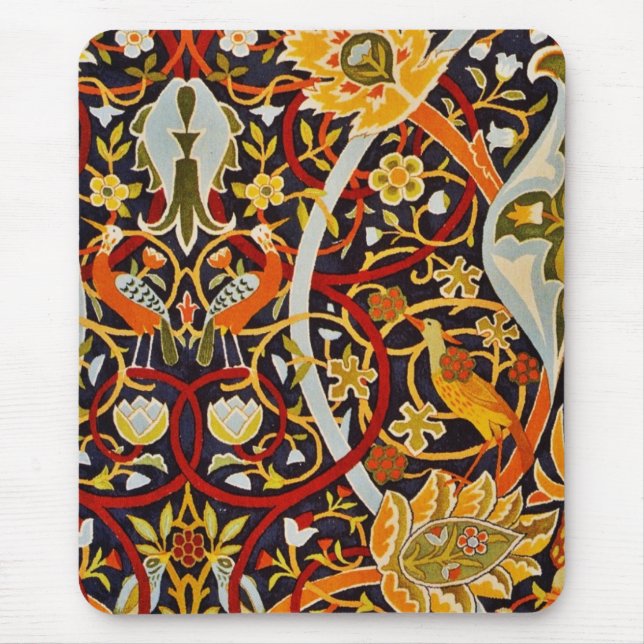 Mousepad Vintage Carpet Teckning Detail Musmatta (Framsidan)