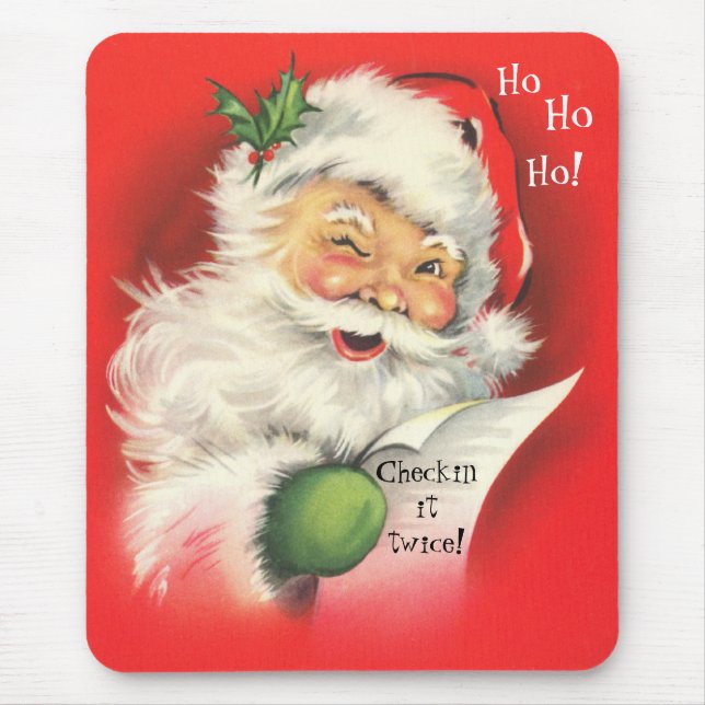Mousepad vintagejuljultomten musmatta (Framsidan)