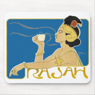 Mousepad: VintageRajah kaffe Musmatta