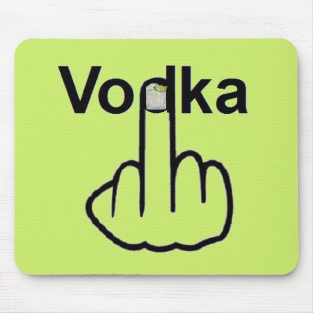 Mousepad Vodka Flip Musmatta (Framsidan)