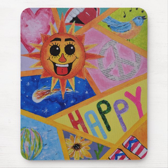 Mousepad - Walking on Sunshine Musmatta (Framsidan)