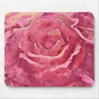 Mousepad Watercolor Ro Red and Rosa Shades Musmatta