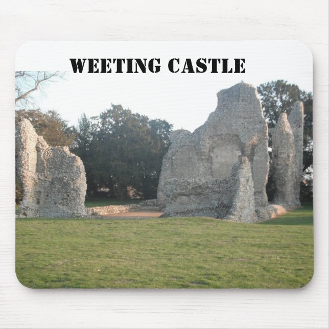 Mousepad Weeting Castle Weeting Norfolk England Musmatta (Framsidan)
