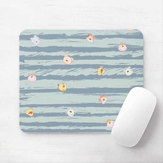 Mousepad – Whimsy Faces Musmatta (Med mus)
