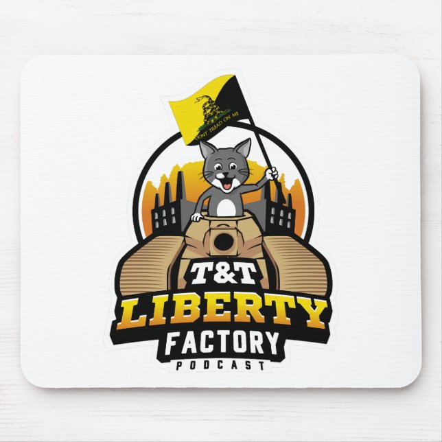 Mousepad (White) av T&T Liberty Factory Musmatta (Framsidan)