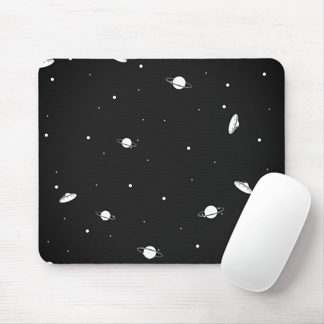 MousePad Wirh Space Mönster Musmatta (Med mus)