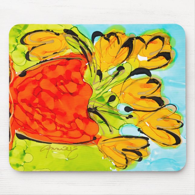 Mousepad Wisdom inom dig, av Anne Pryor Musmatta (Framsidan)