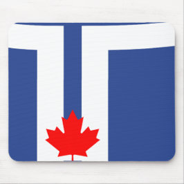 Mousepad with Flag of Toronto, Canada Musmatta