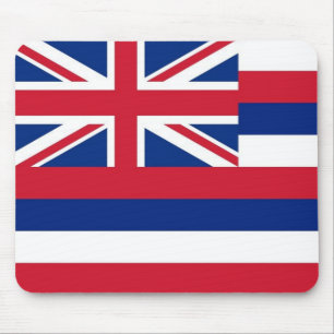 Mousepad with Flagga of Hawaii State - USA Musmatta