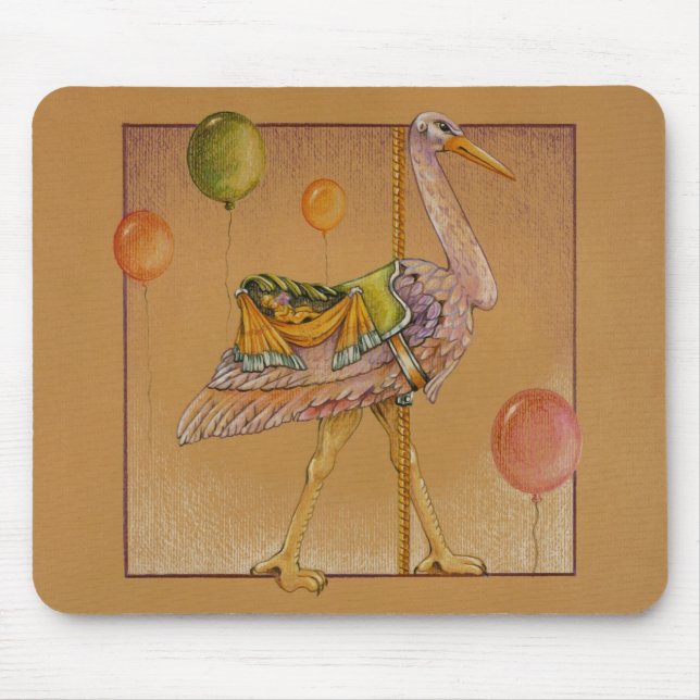 Mousepads - Carousel Stork Musmatta (Framsidan)
