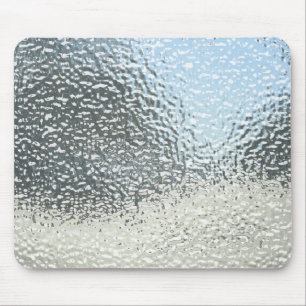 Mousepads med en metallisk silverstruktur musmatta
