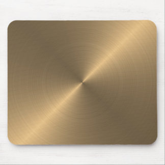 Mousepads med guld- metallisk struktur musmatta